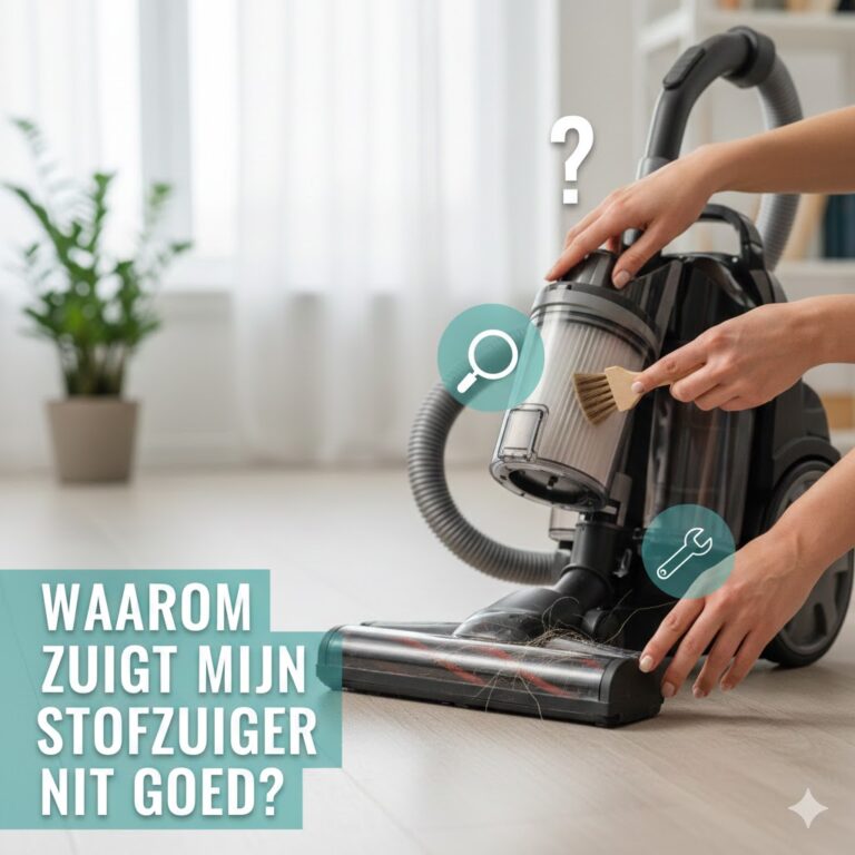Waarom zuigt mijn stofzuiger niet goed?