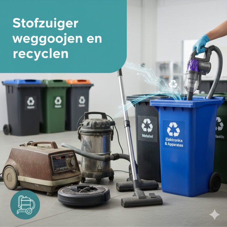 Stofzuiger weggooien en recyclen