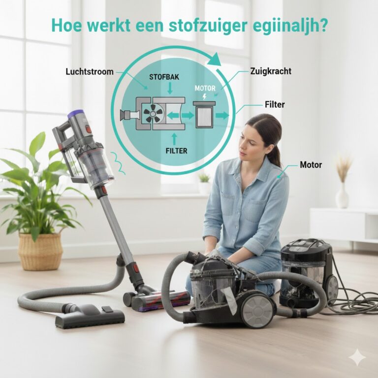 Hoe werkt een stofzuiger eigenlijk?
