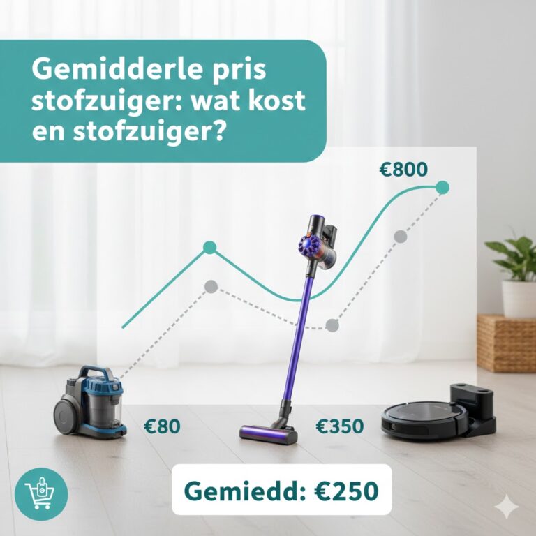 Gemiddelde prijs stofzuiger: wat kost een stofzuiger?