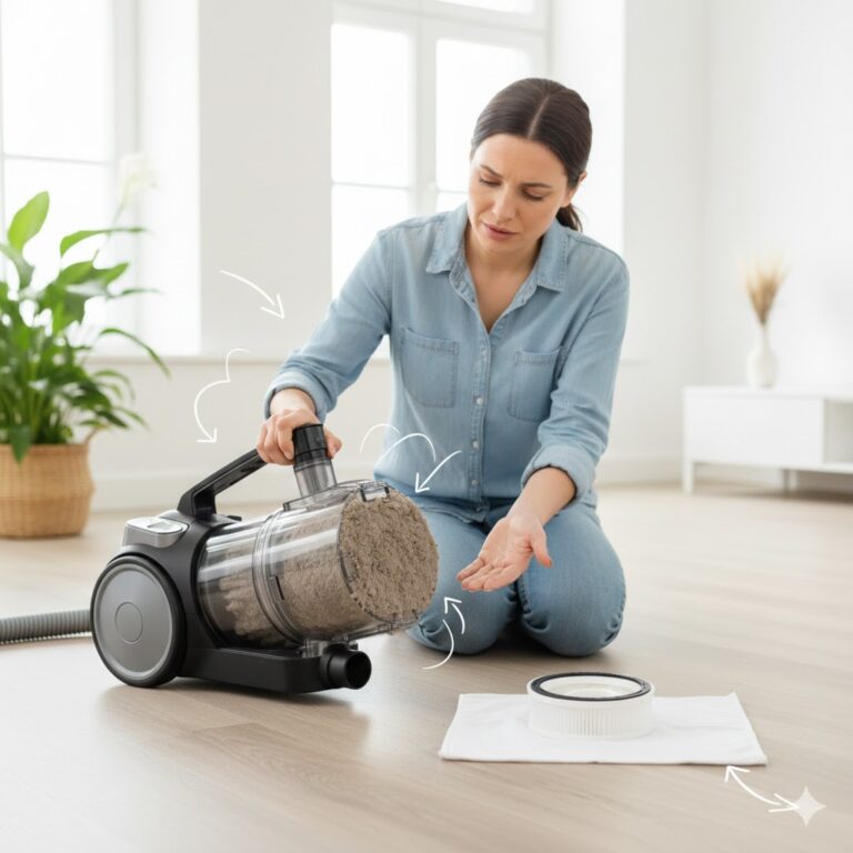 Stofzuiger verliest zuigkracht na verloop van tijd