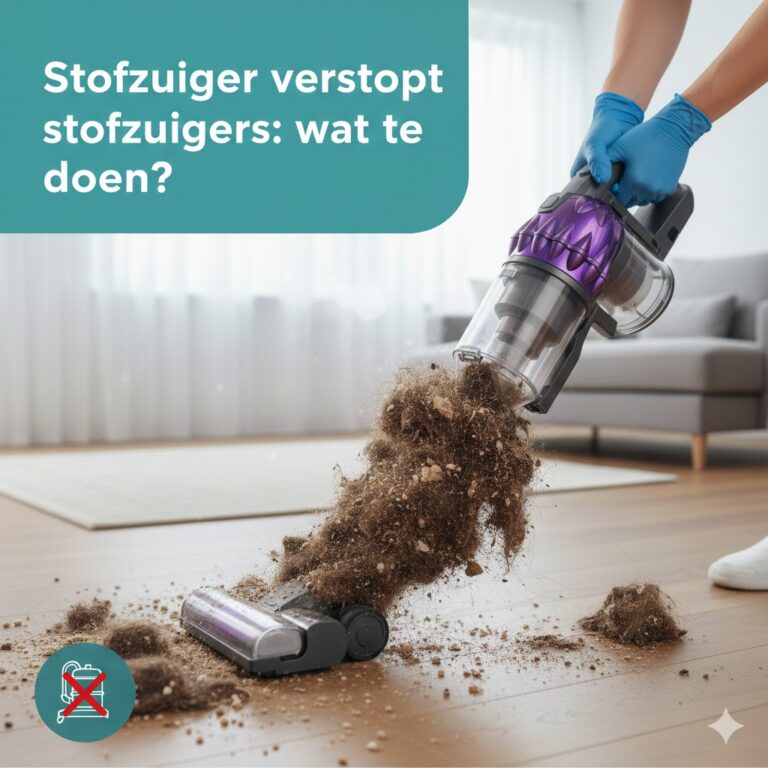 Stofzuiger verstopt – wat te doen?