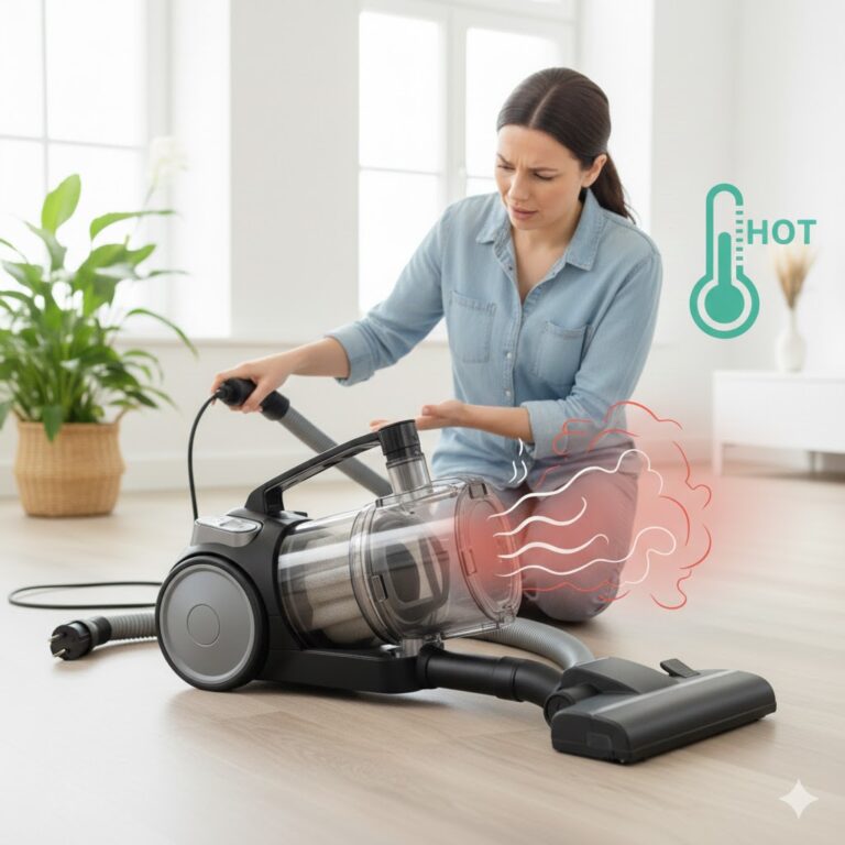 Wat te doen als je stofzuiger oververhit raakt?